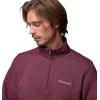 Columbia Men’s Great Hart Mountain III Half Zip(Rich Wine Heather)