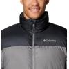 Columbia Mens Puffect Iii Jacket(City Grey/Black)