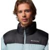 Columbia Mens Puffect Iii Jacket(Crushed Blue/Shark)