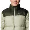 Columbia Mens Puffect Iii Jacket(Safari/Greenscape)