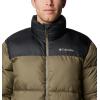 Columbia Mens Puffect Iii Jacket(Stone Green/Black)