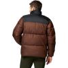 Columbia Mens Puffect Iii Jacket(Tobacco/Black)