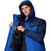 Columbia mens Shotski Jacket(Mountain Blue/Collegiate Navy)