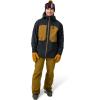 Flylow Men’s Knight Jacket – Waterproof Breathable Ski & Snowboard Coat(Black/Rye)