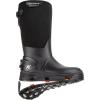 Korkers Men’s Neo Arctic Rubber Boots – Includes Interchangeable All Terrain Sole(Black)