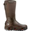 Korkers Men’s Neo Arctic Rubber Boots – Includes Interchangeable All Terrain Sole(Brown)