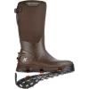 Korkers Men’s Neo Arctic Rubber Boots – Includes Interchangeable All Terrain Sole(Brown)