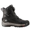 Korkers Men’s Snowmaggedon Winter Boots – Insulated and Waterproof – Includes Interchangeable SnowTrac Lug Sole(Black)