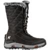 Korkers Women’s South Lake Winter Boots – Extra Cozy and Waterproof – Includes Interchangeable TrailTrac Sole(Black)