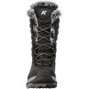 Korkers Women’s South Lake Winter Boots – Extra Cozy and Waterproof – Includes Interchangeable TrailTrac Sole(Black)