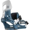 Nidecker Flow Fuse Fusion Men’s Rear Entry Snowboard Bindings(Teal/Blue)