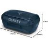 Osprey Transporter 40L Travel Duffel Bag, Black(Venturi Blue)