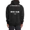 RVCA Men’s Va Essential Pullover Hoodie(Black (Radiate))