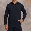 RVCA Men’s Va Essential Pullover Hoodie(Black (Trainer))
