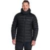 Rab Men’s Electron Pro 800-Fill Down Hooded Jacket for Climbing & Mountaineering(Black/Black)