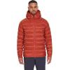 Rab Men’s Electron Pro 800-Fill Down Hooded Jacket for Climbing & Mountaineering(Tuscan Red)