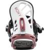 Roxy Lola Womens Snowboard Bindings, M/L, White/Pink