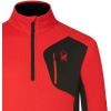Spyder mens Bandit 1/2 Zip Fleece Ski Mid Layer Sweater Jacket(Volcano S23)