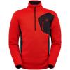 Spyder mens Bandit 1/2 Zip Fleece Ski Mid Layer Sweater Jacket(Volcano S23)