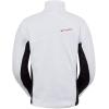 Spyder mens Bandit 1/2 Zip Fleece Ski Mid Layer Sweater Jacket(White)