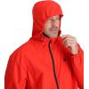 Spyder mens Spyder Pitch Shell Jacket(Volcano)