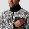 Stoic, High Pile Printed Fleece Jacket – Men’s(Black/White Abstract Print)