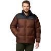 Columbia Mens Puffect Iii Jacket(Tobacco/Black)