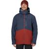 Flylow Men’s Knight Jacket – Waterproof Breathable Ski & Snowboard Coat(Night/Redwood)