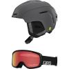Giro Neo MIPS Ski Helmet – Snowboard Helmet for Men, Women & Youth((Combo) Matte Charcoal – Black Wordmark)