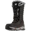 Korkers Women’s South Lake Winter Boots – Extra Cozy and Waterproof – Includes Interchangeable TrailTrac Sole(Black)