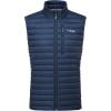 Rab Men’s Microlight Vest – 700-Fill Lightweight Down Gilet for Hiking & Skiing(Tempest Blue)