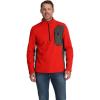 Spyder Men’s Bandit 1/2 Zip Fleece Ski Mid Layer Sweater Jacket(Volcano)