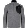 Spyder mens Bandit 1/2 Zip Fleece Ski Mid Layer Sweater Jacket(Black Alloy)