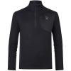 Spyder mens Bandit 1/2 Zip Fleece Ski Mid Layer Sweater Jacket(Black S23)