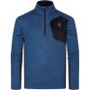 Spyder mens Bandit 1/2 Zip Fleece Ski Mid Layer Sweater Jacket(Frontier Turkish Sea)