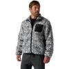 Stoic, High Pile Printed Fleece Jacket – Men’s(Black/White Abstract Print)