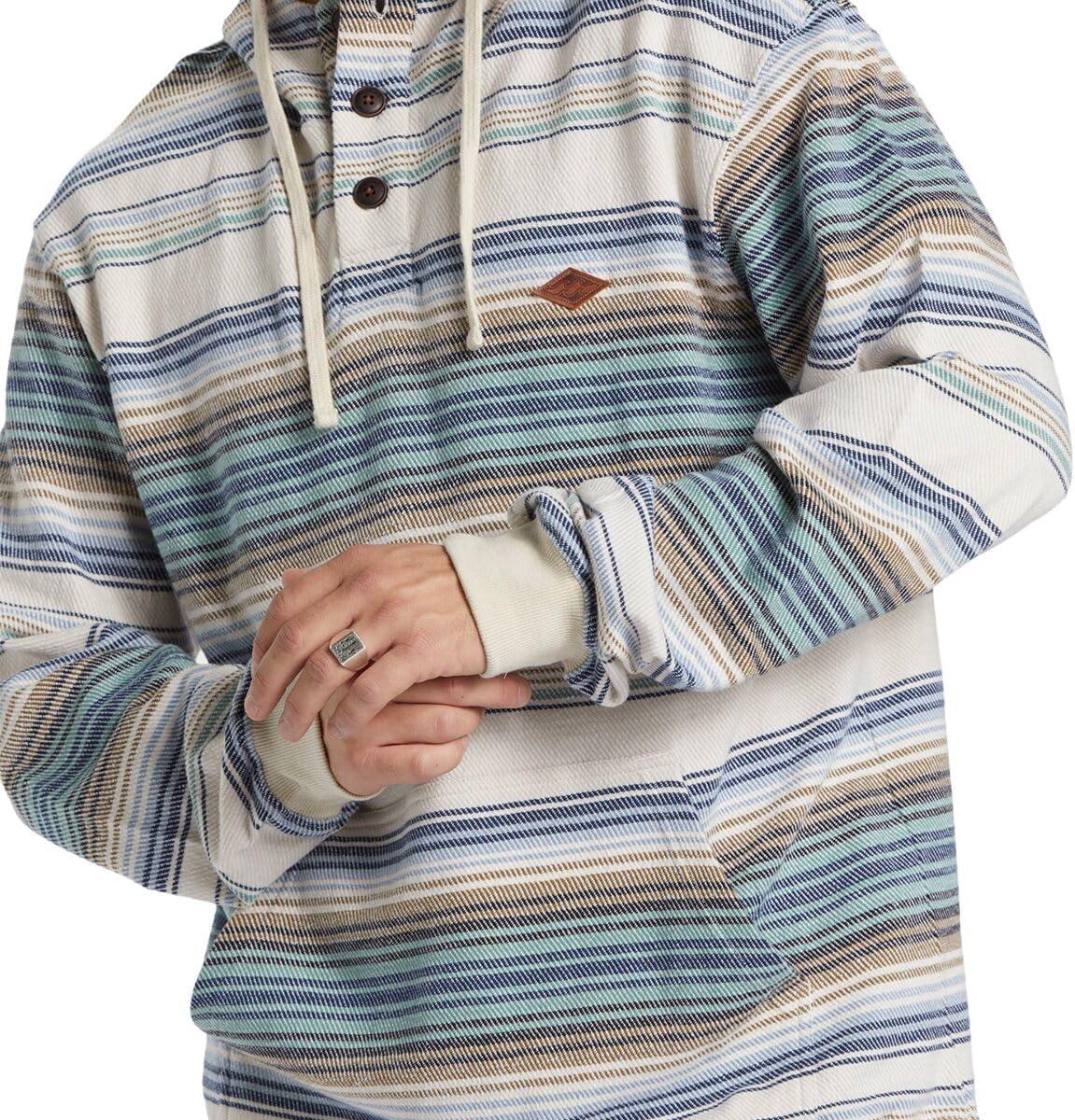 imageBillabong mens Rancho Henley Pullover Hooded FlannelChino