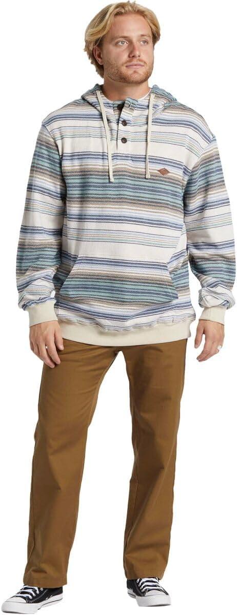 imageBillabong mens Rancho Henley Pullover Hooded FlannelChino