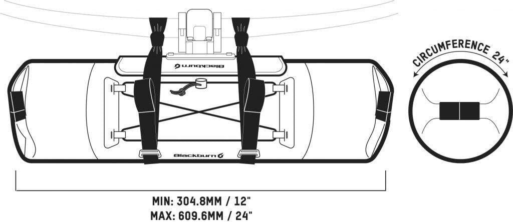 imageBlackburn Outpost Elite Handlebar Roll and Dry Bike BagBlack