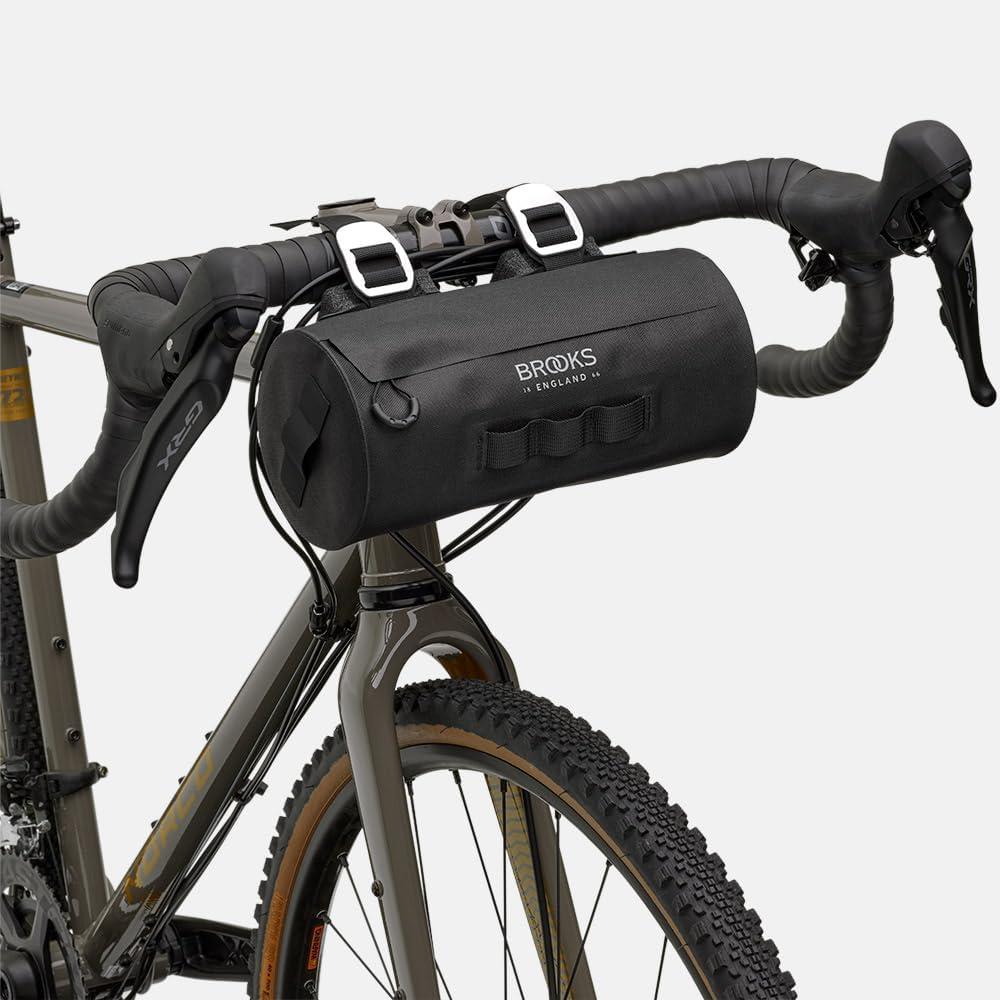 imageBrooks England Scape Handlebar Pouch Cycling and Gravel Bag Black One Size
