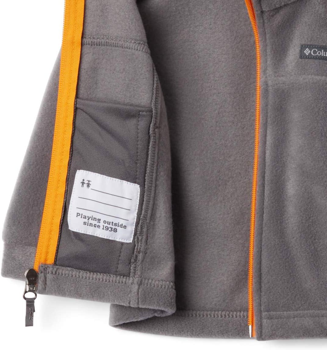 imageColumbia unisexbaby Steens Mt II FleeceCity GreyFlame Orange