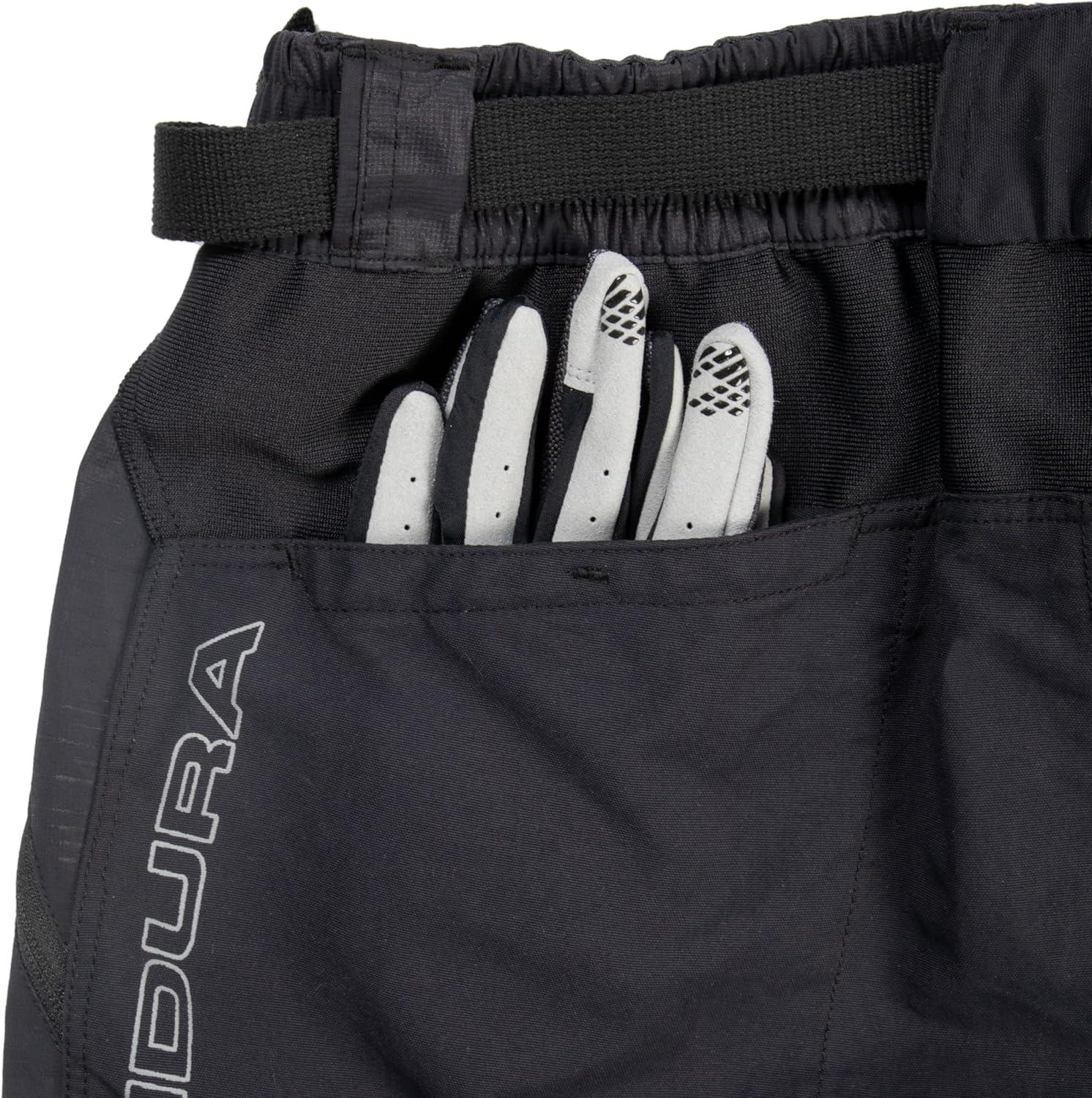 imageEndura Mens Hummvee Mountain Bike Baggy Cycling Short with LinerBlack Camo