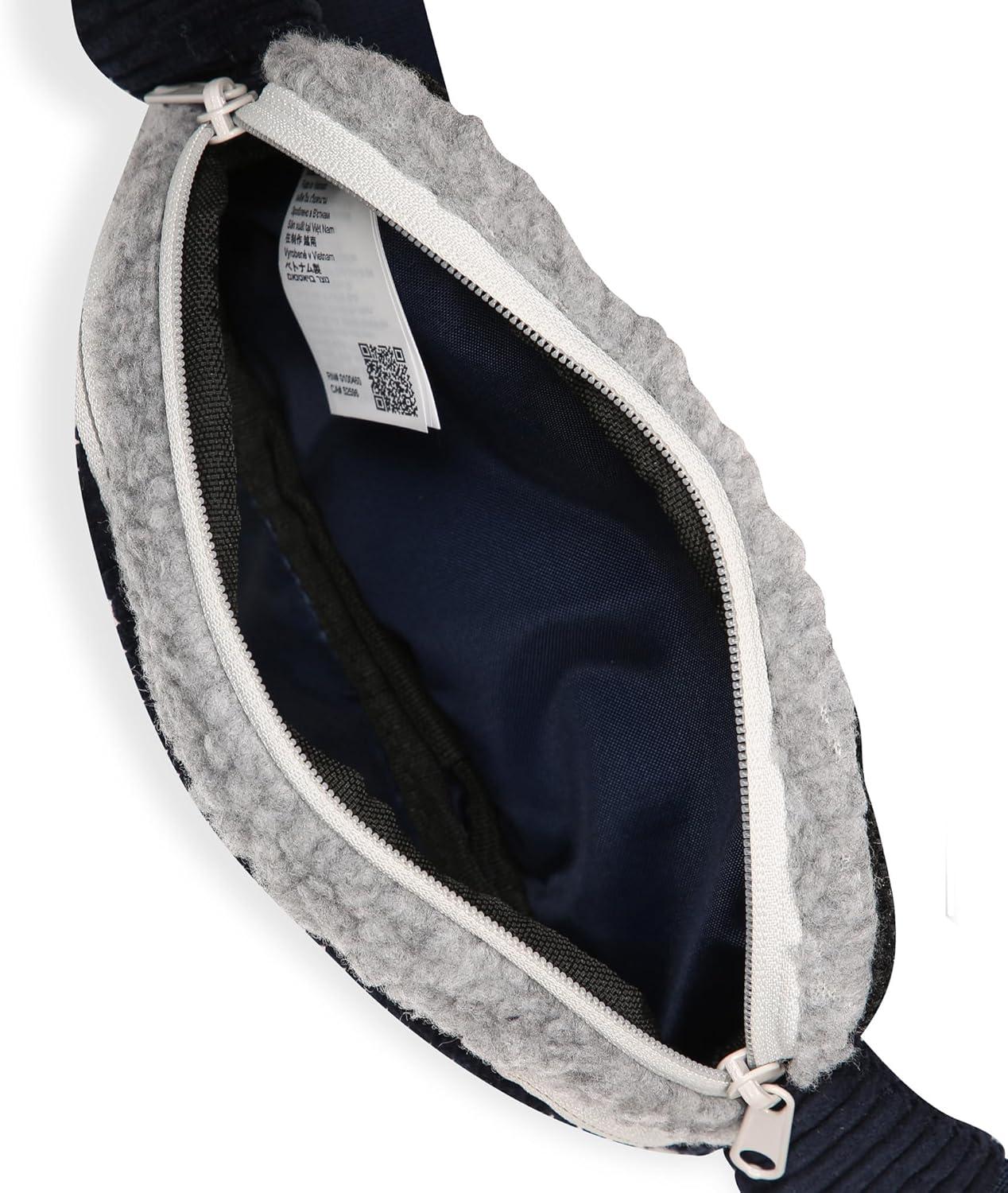 imageKAVU Snuggy Spectator Belt Bag Fleece Cord Hip Fanny PackBoulder Blue