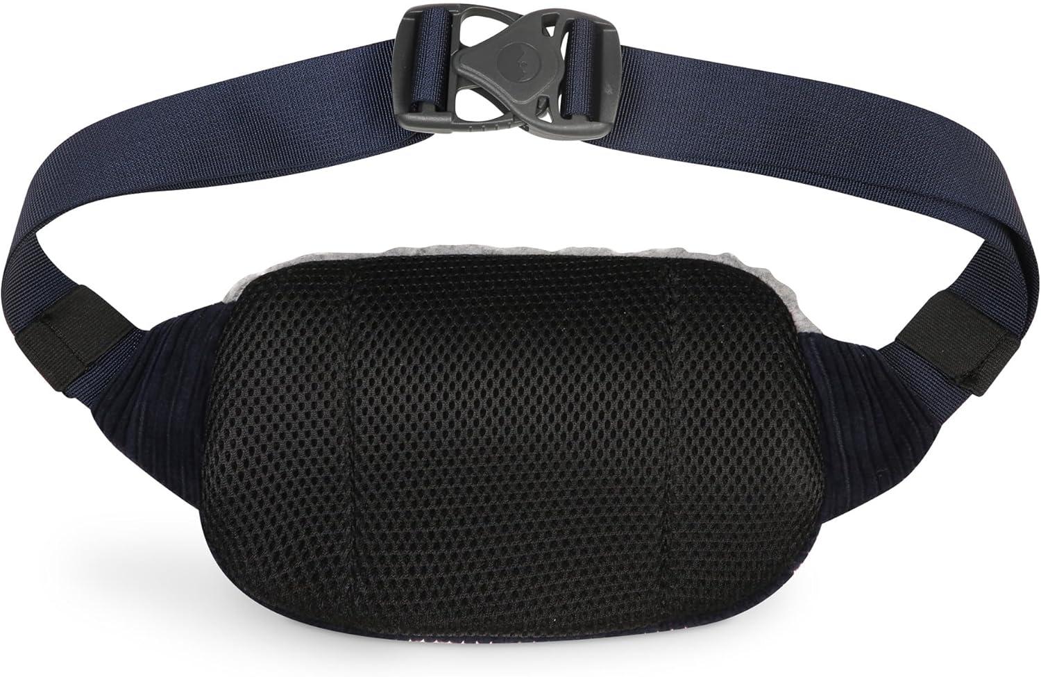 imageKAVU Snuggy Spectator Belt Bag Fleece Cord Hip Fanny PackBoulder Blue