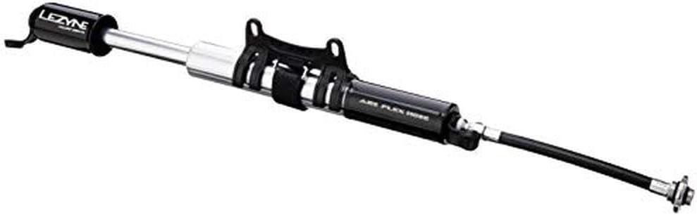 imageLEZYNE Alloy Drive Bicycle Tire Hand Pump High Volume 90psi Presta ampamp Schrader ABS Flex Hose Compact Bike PumpBlack
