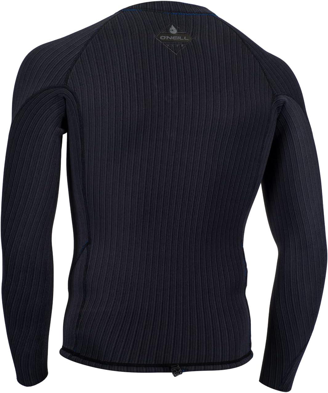 imageONeill Mens Hyperfreak CompX 2mm Long Sleeve Wetsuit TopBlackBlack