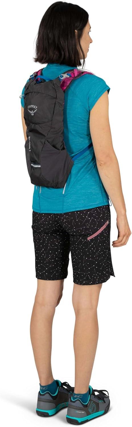 imageOsprey Kitsuma 15L Womens Biking Backpack with Hydraulics Reservoir Astrology BlueSpace Travel Grey