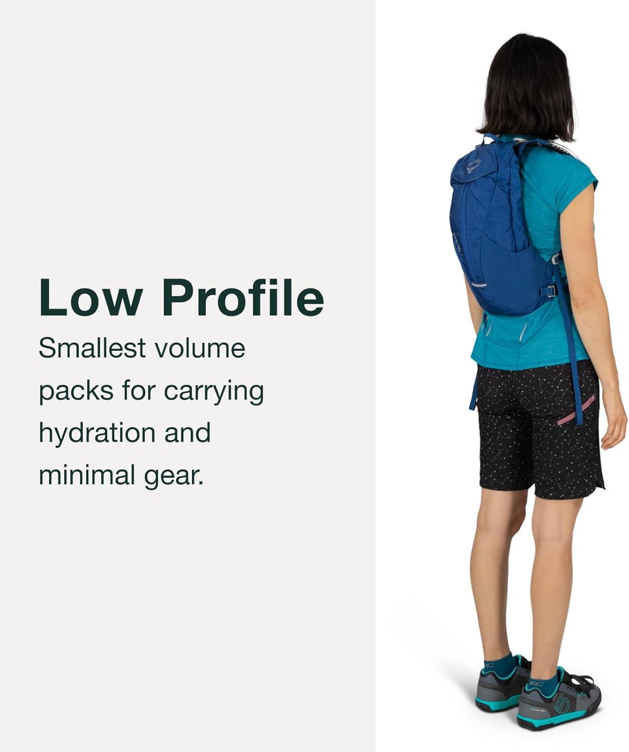 imageOsprey Kitsuma 15L Womens Biking Backpack with Hydraulics Reservoir Astrology BlueSpace Travel Grey