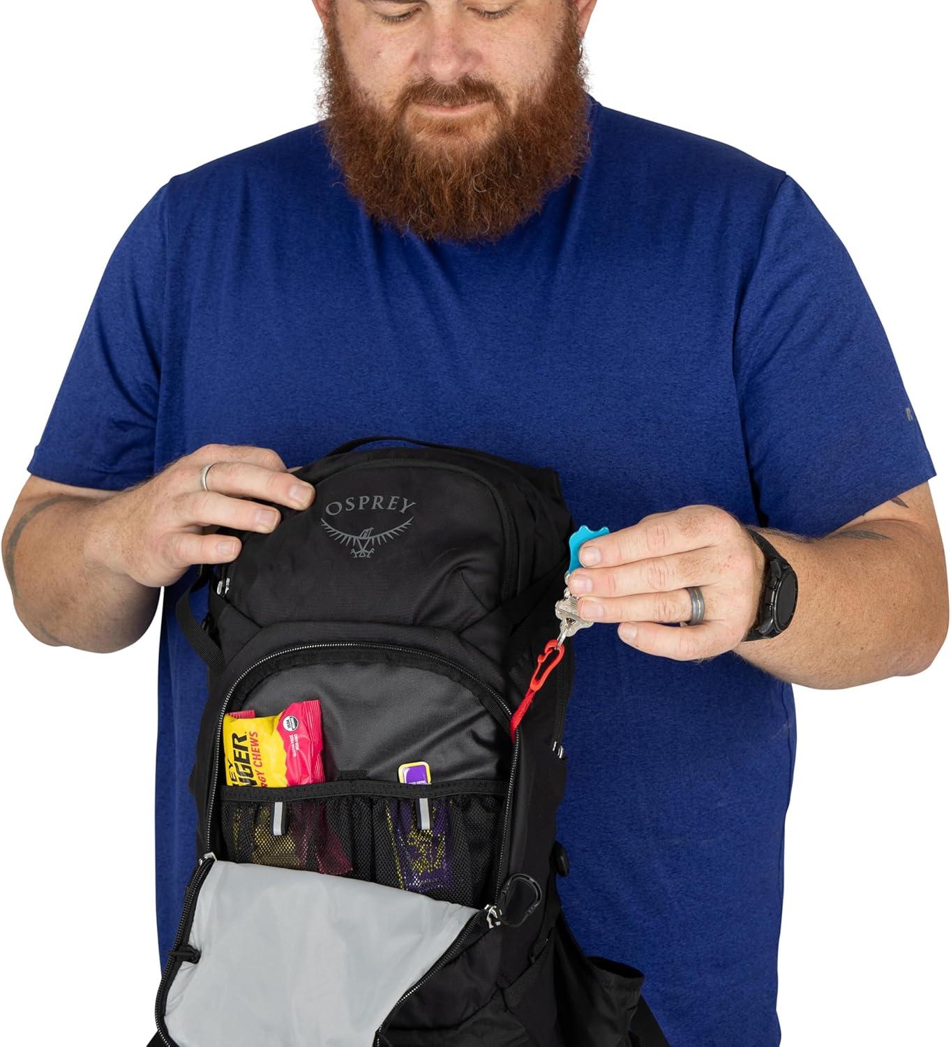 imageOsprey Raptor 14L Mens Mountain Biking Backpack with Hydraulics ReservoirBlack