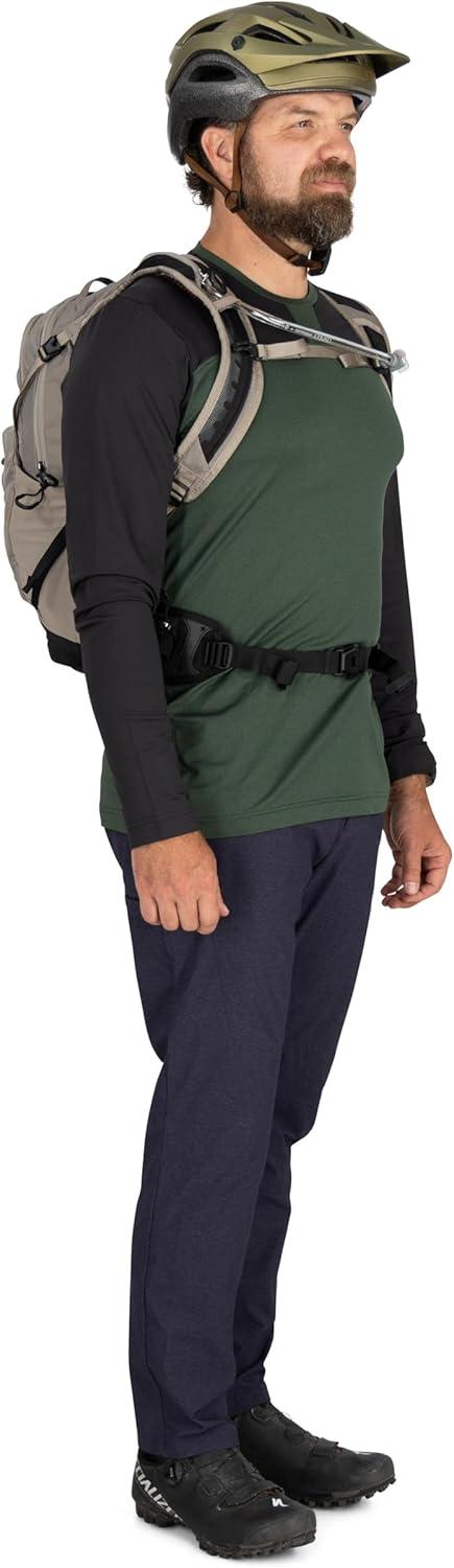 imageOsprey Raptor 14L Mens Mountain Biking Backpack with Hydraulics ReservoirTundra Green